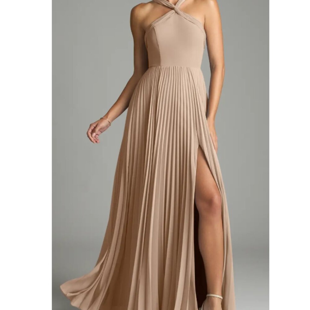 Azazie Afra in Taupe